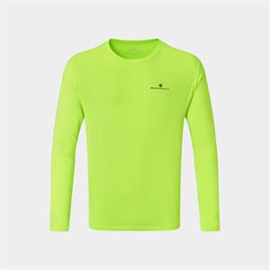 Mens Core long sleeved running top Yellow