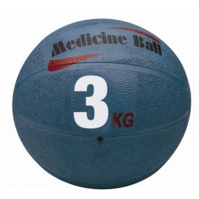 3kg Rubber Medicine Ball - Blue