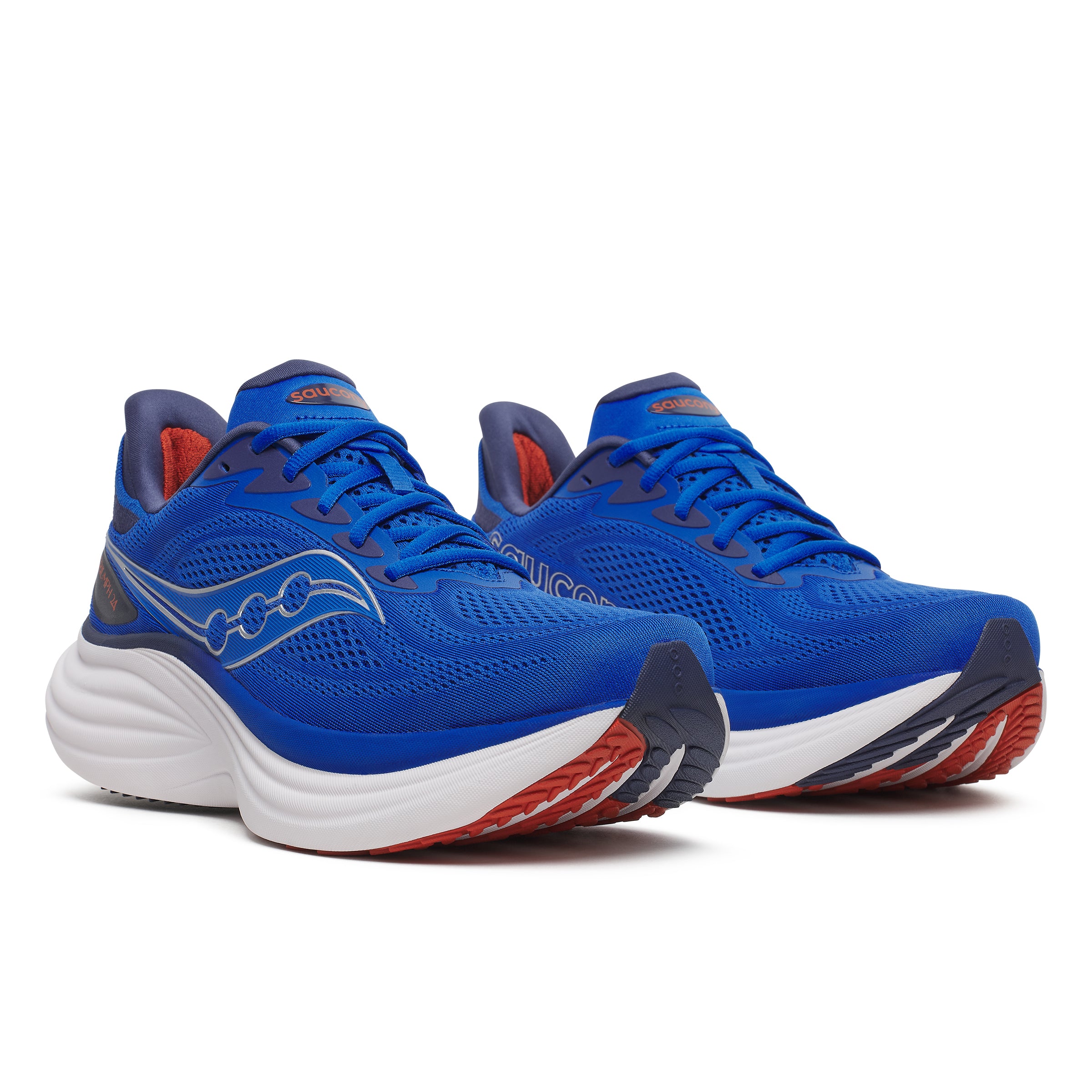 Saucony Triumph 24 Mens Running Shoes - Lapis/Silver