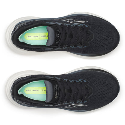 Saucony Triumph 24 Womens Running Shoes - Black/Silver