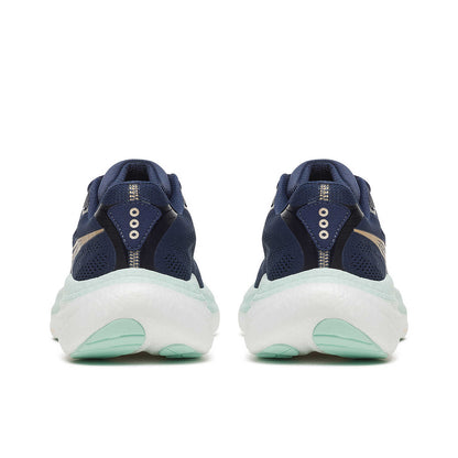 Saucony Ride 19 Womens Running Shoes - Navy/Aqua