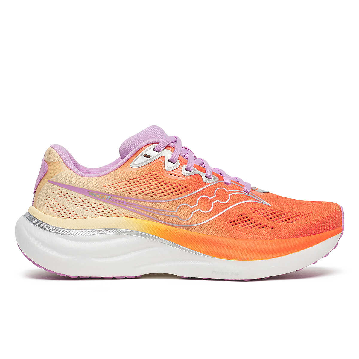 Saucony Ride 19 Womens Running Shoes - Fire/Orchid
