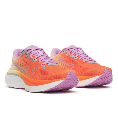 Saucony Ride 19 Womens Running Shoes - Fire/Orchid