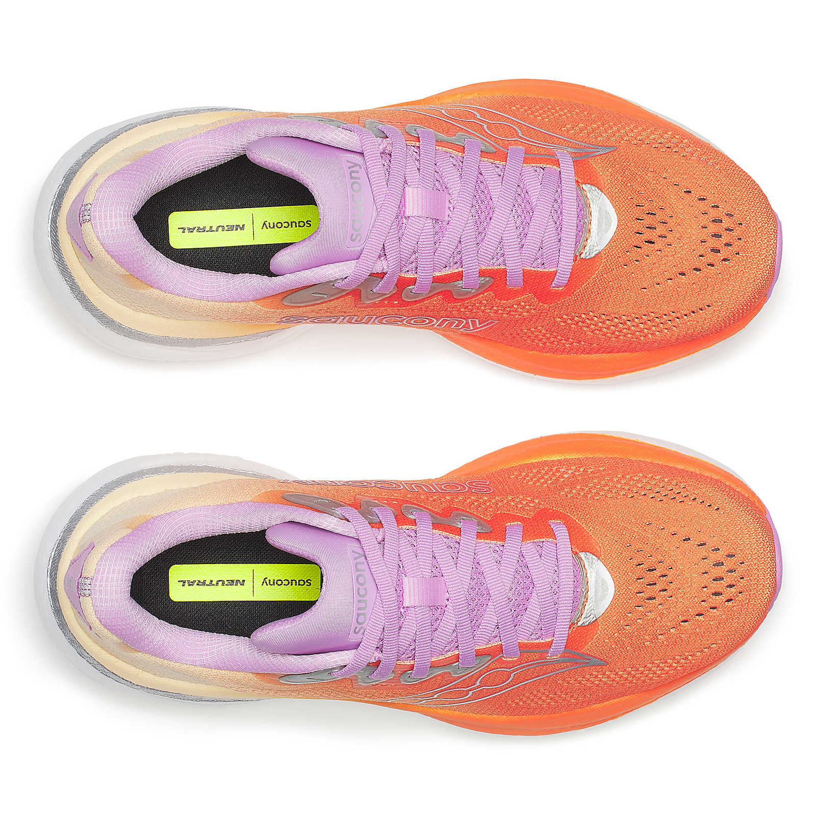 Saucony Ride 19 Womens Running Shoes - Fire/Orchid