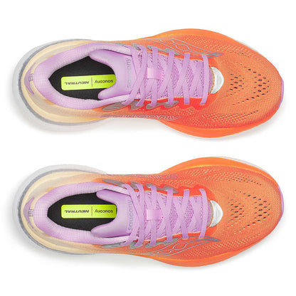 Saucony Ride 19 Womens Running Shoes - Fire/Orchid