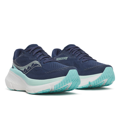 Saucony Guide 19 Womens Running Shoes - Navy/Aqua