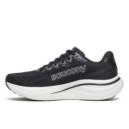 Saucony Ride 19 Mens Running Shoes - Black/Silver