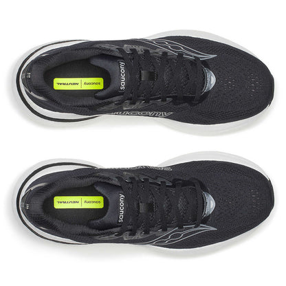 Saucony Ride 19 Mens Running Shoes - Black/Silver