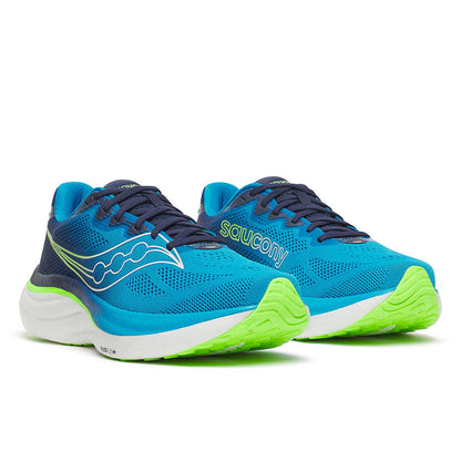 Saucony Ride 19 Mens Running Shoes - Cobalt/Slime