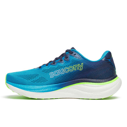 Saucony Ride 19 Mens Running Shoes - Cobalt/Slime