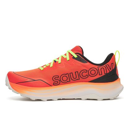 Saucony Peregrine 16 Mens Trail Running Shoes - Fire/Black