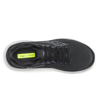 Saucony Guide 19 Mens Running Shoes - Black/Silver