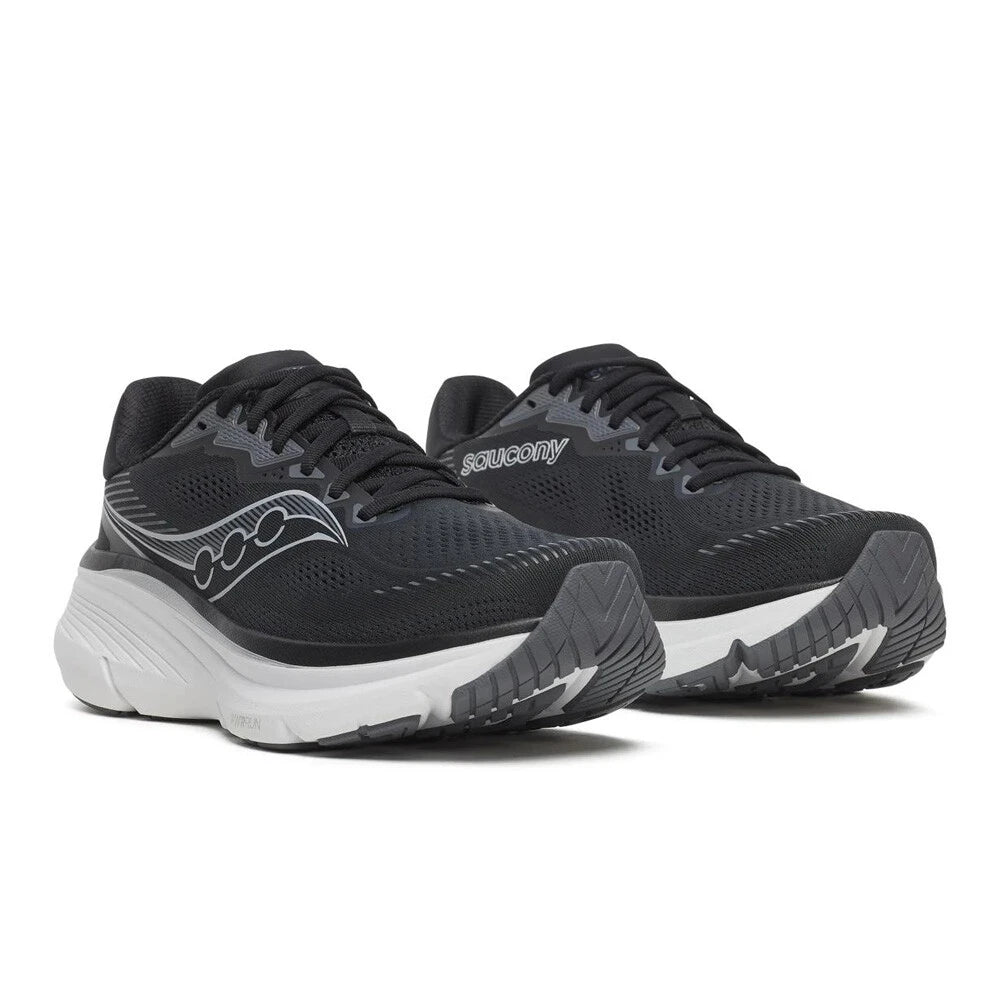 Saucony Guide 19 Mens Running Shoes - Black/Silver