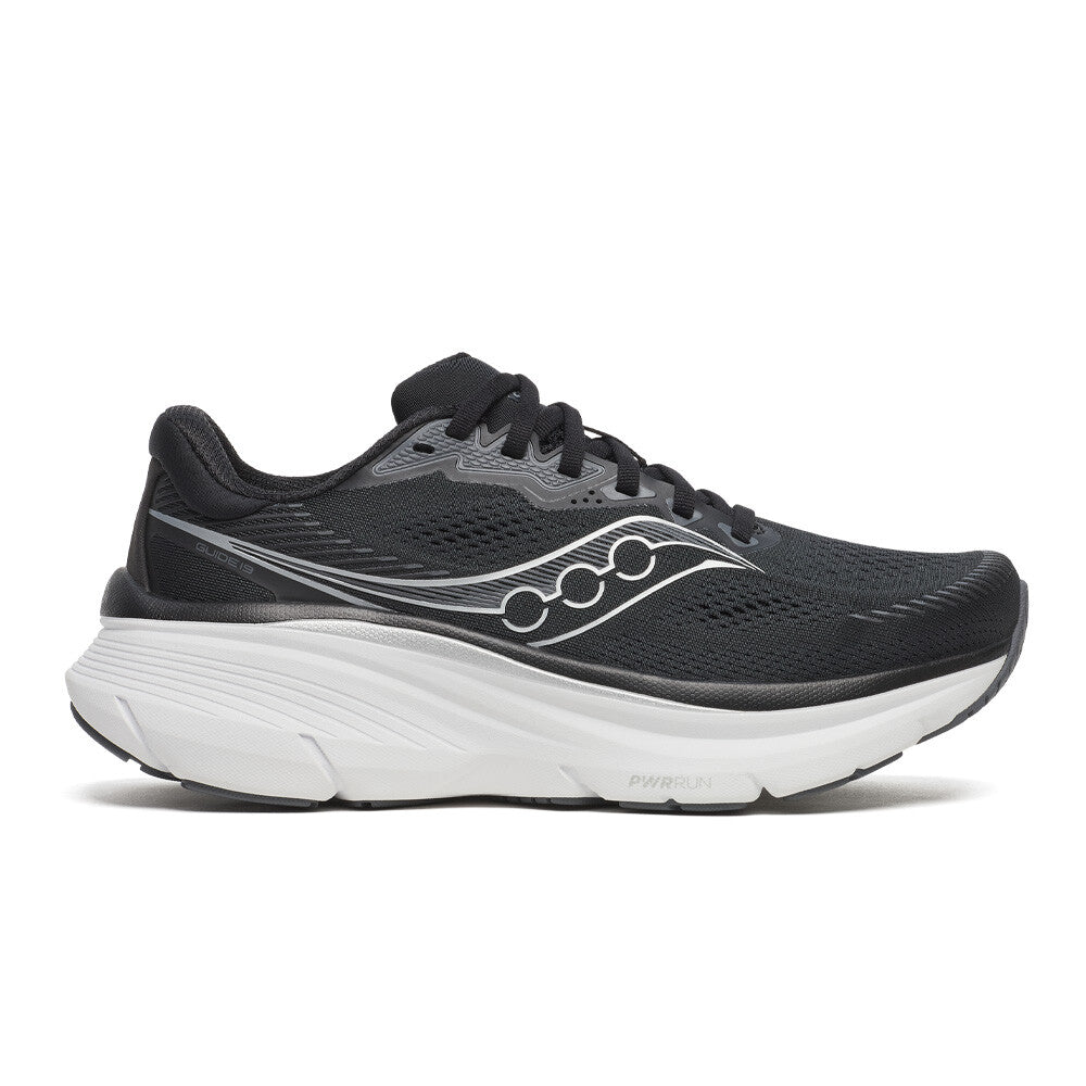 Saucony Guide 19 Womens Running Shoes - Black/Silver