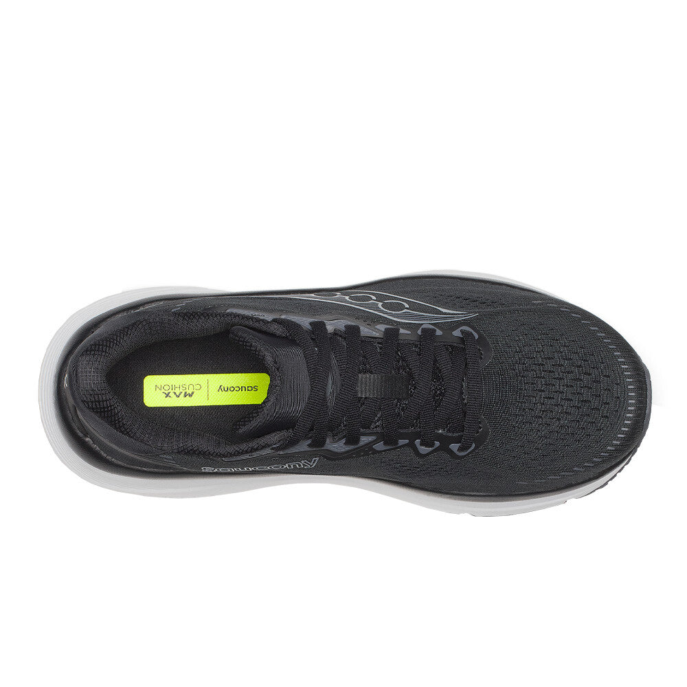 Saucony Guide 19 Womens Running Shoes - Black/Silver