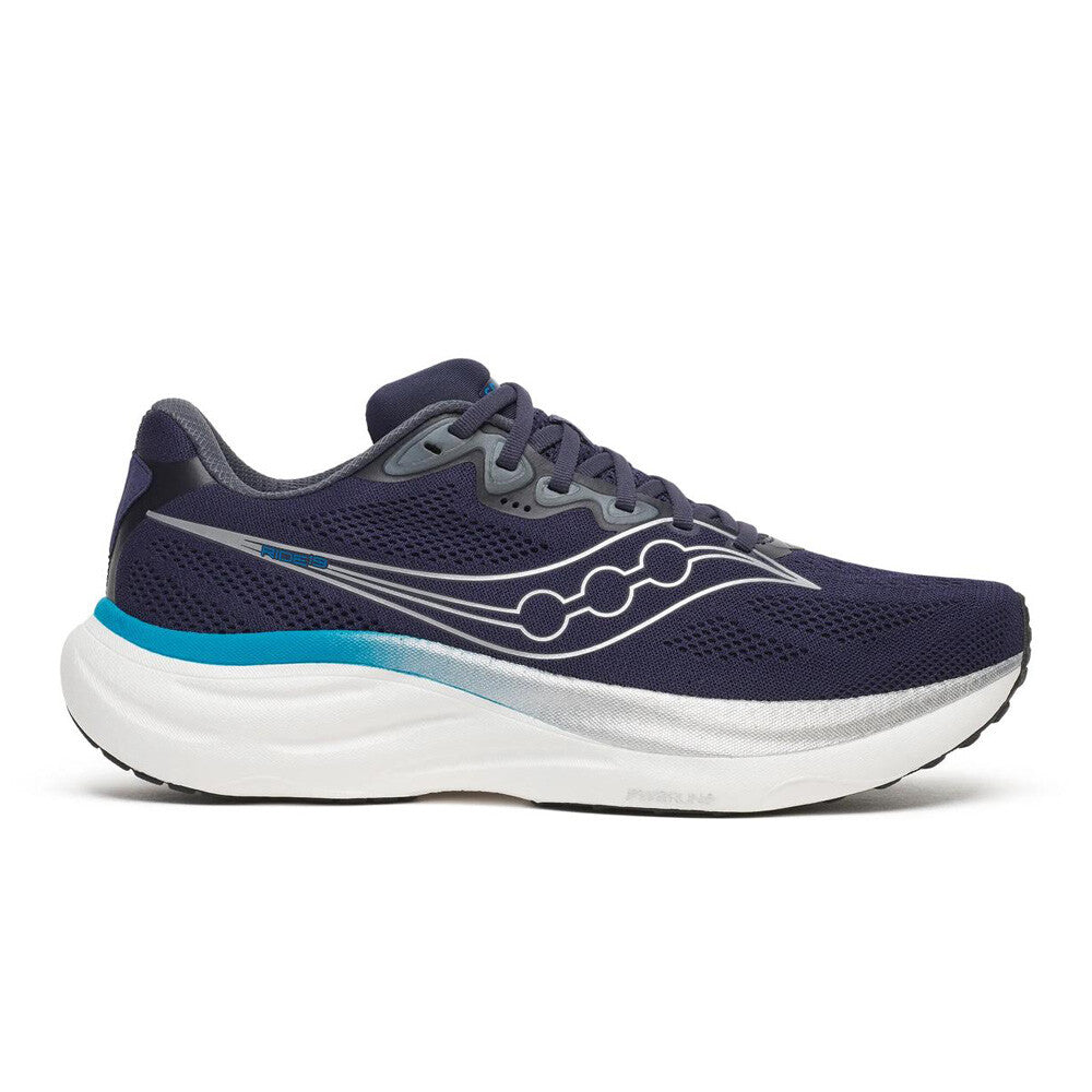Saucony Ride 19 Mens Running Shoes - Navy/Cobalt