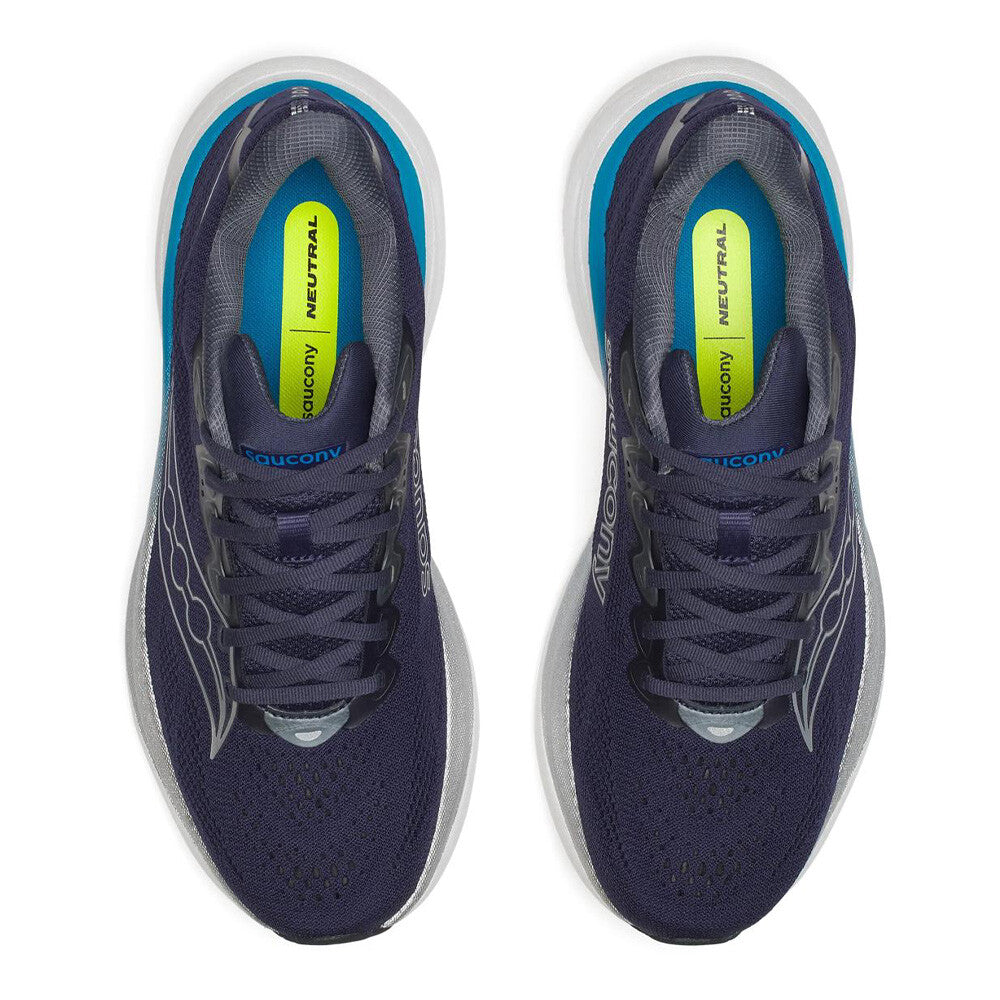 Saucony Ride 19 Mens Running Shoes - Navy/Cobalt