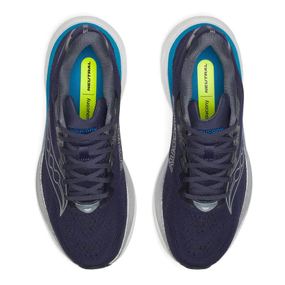 Saucony Ride 19 Mens Running Shoes - Navy/Cobalt