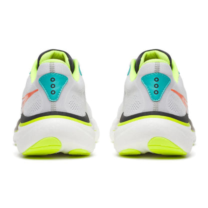 Saucony Ride 19 Mens Running Shoes - White/Citron