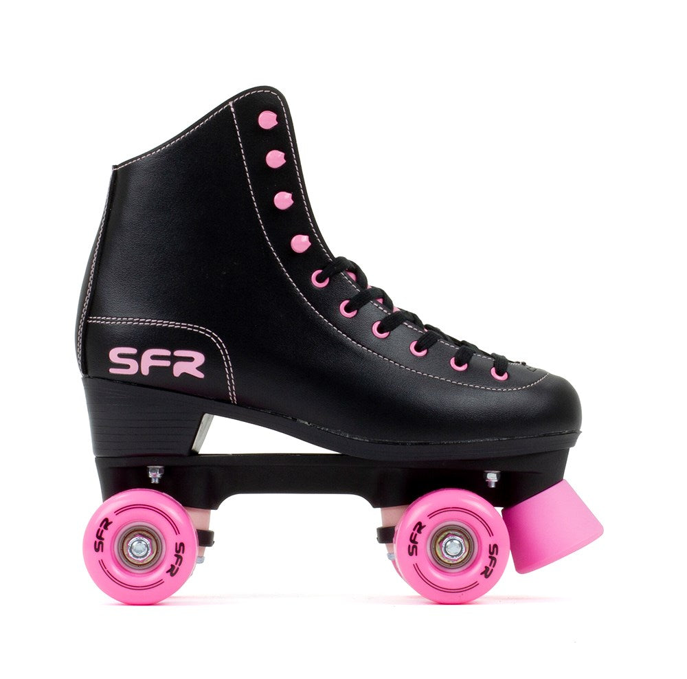 Image of pink skates, side