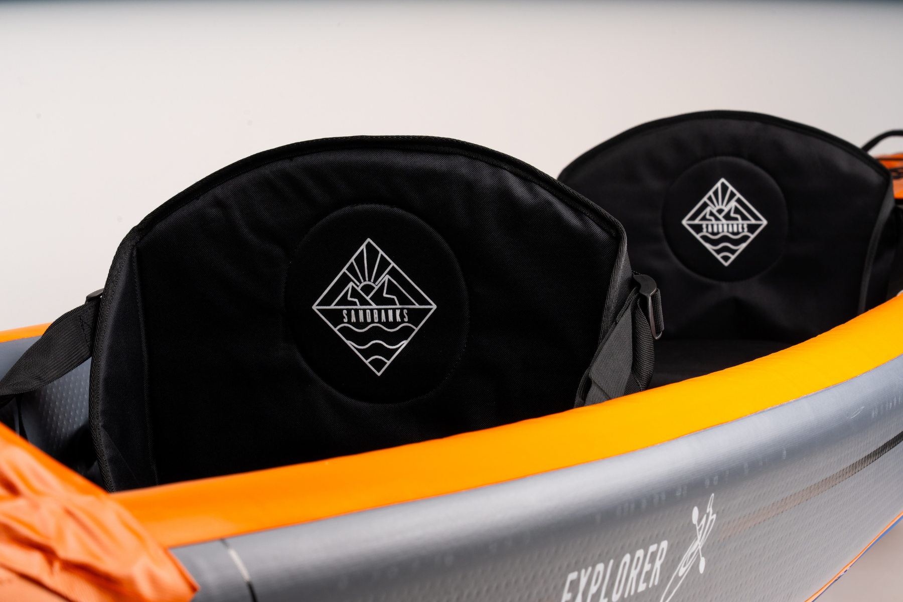 Sandbanks Style Explorer Double Seater Inflatable Kayak - Orange
