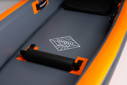 Sandbanks Style Explorer Single Seater Inflatable Kayak - Orange