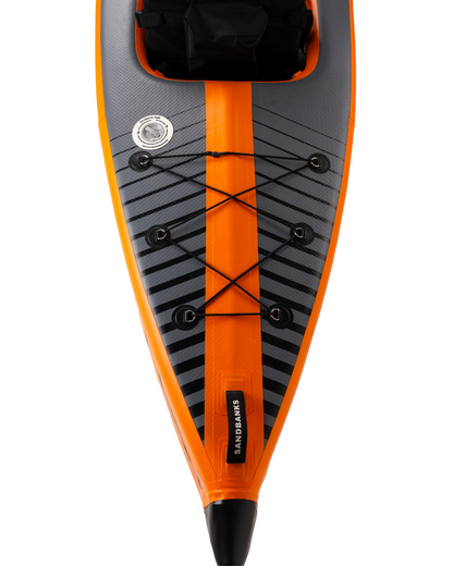 Sandbanks Style Optimal Single Seater Inflatable Kayak - Orange