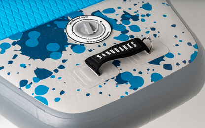 Sandbanks Style Pro-X 10'6'' x 32'' x 4.75'' iSUP Paddleboard package Turquoise