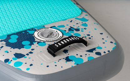 Sandbanks Style Ultimate 10'6'' x 32'' x 4.75'' iSUP Paddleboard package Turquoise