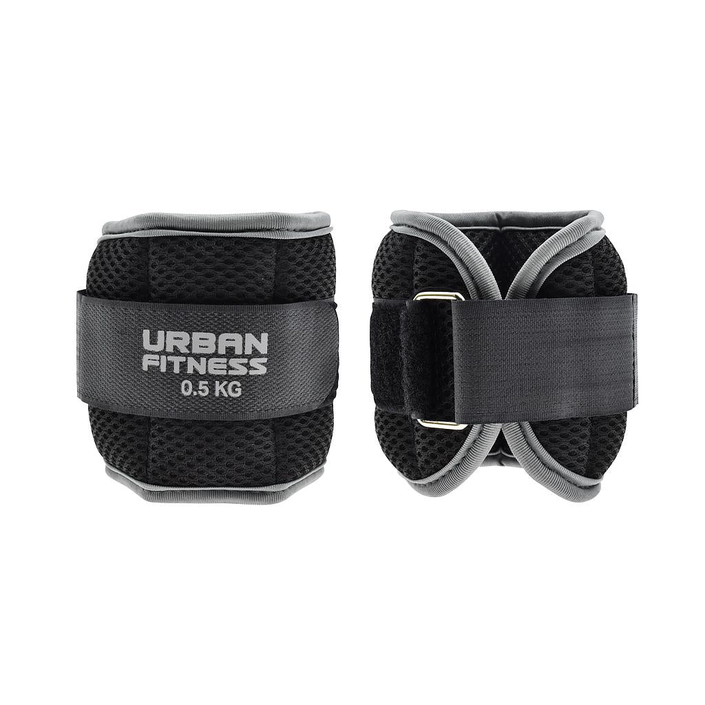 Urban Fitness Wrist and Ankle Weights (Set of 2 x 0.5kg, 1kg or 2kg)