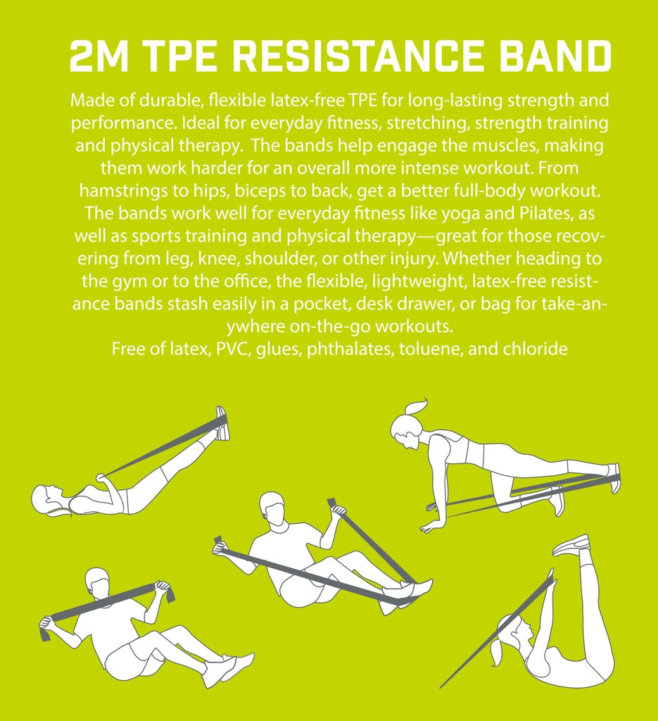 Urban Fitness 2m TPE Resistance Band