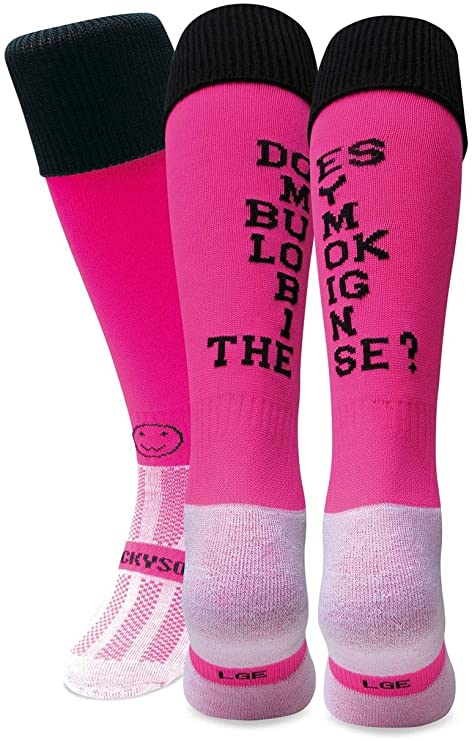 WackySox Does My Bum? Pink/Black