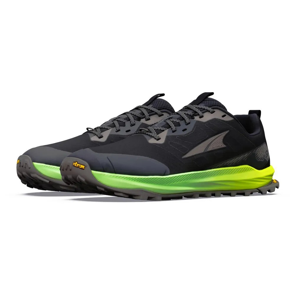 Altra Lone Peak 9+ Mens Running Shoe - Black/Dark Gull/Grey