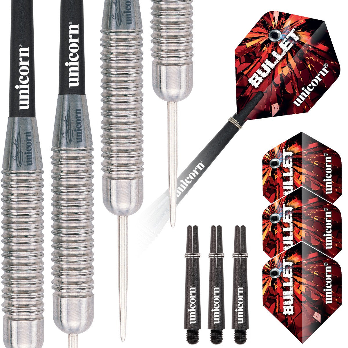 Unicorn Gary Anderson Bullet Stainless Steel Darts