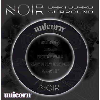 Unicorn Professional Dartboard Surround - Noir